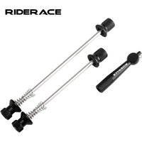 AliExpress riderace Bicycle Skewer Lever Quick Release Bike QR Wheel Locking Security Anti Theft Skewers For MTB Mountain Road Cycling Hub Parts