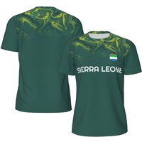 AliExpress Sugiuchi SIERRA LEONE Flag T-shirts Men Women Mesh Clothing Sports Breathable For Running Bike Tennis Fitness