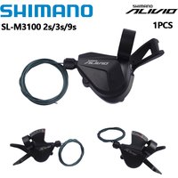 Shimano M3100 Shifter Lever 2S 3S 9S SL-M3100 Right Side 9Speed ALIVIO RAPIDFIRE PLUS For MTB Mountain Bike Shifter Lever