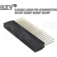 1PCS 2.54mm 2x10P/20P/32P/40 Pin Female Stacking Header Connector Dual Row 2x20P PC104 For Raspberry Pi 2 Mode