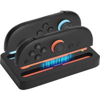 Charging Dock for Nintendo Switch 2 Joycons Dock Charger Stand Station with LED Indication USB Type-C Charger Cable for Switch 2