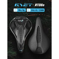 AliExpress RYET Carbon 3D Printed Saddle 145/155MM 190g 7*9 Bike Seating For Men Women Triathlon Road MTB Mountain Gravel Cycling Parts