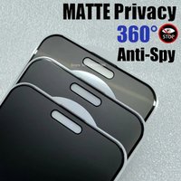 2pcs Matte Privacy Anti Spy Tempered Glass for iPhone 13 14 15 16 17 Promax Pro Plus 16e Air Screen Protector Anti-Fingerprint