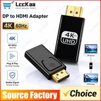 4K@60Hz DP To HDMI-compatible Adapter DisplayPort DP To HDMI HDTV Male To Female Converter Video Audio for Laptop PC Laptop