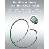 Creality Low-Resistance Star Shaped PTFE Tube with Cutter Ultra-Smooth Flow Heat-Resistant 3D Printer Parts for FDM 3D Printer