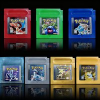 GBC Pokemon 16-bit Game Video Game Cartridge Console Card Red Blue Crystal Golden Green Silver Yellow