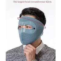 AliExpress NONE Winter Warm Face Mask with Goggles for Men Women, Anti Dust Windproof Ski Mask for Cycling Bicycle Motorcycle Cold Weather Sport