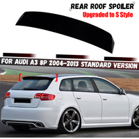 For Audi A3 8P 2004-2013 Standard Edition Car Tail Wings Fixed Wind Upgraded to S model Rear Trunk Spoiler
