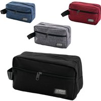 Portable large-capacity storage bag for men and women's makeup and toiletries; multi-functional travel toiletry bag