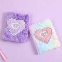Cute Cartoon Plush Unicorn Notebook, Student Stationery, Girl's Love Diary, Hand Account Book, Reward Gift