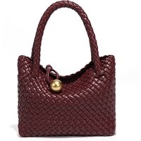 Summer Woven Shoulder Bag for Women Crossbody Tote Bag for Women Small Handbag Vegan Leather Purse Tote Handbag Hobo Bag