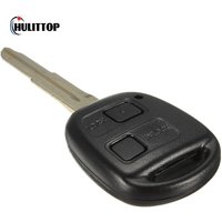 2 Buttons Car Key Replacement Remote Key Cover Shell For Toyota Corolla Camry Prado Land Cruiser With Key Button Pad Switch