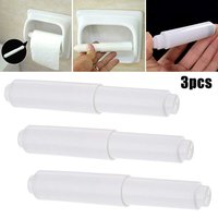 Brand New High Quality Toilet Room Toilet Roll Spindles Toilet Tools Toilet Paper White Stretch Insert-Spring Plastic+Metal