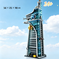 Hot Sale Display Model Desktop Decoration Battle Tower 5201PCS Model Building Block Assembly Toys for Birthday Holiday Gifts