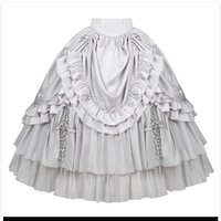 Original Gothic Corset Vest Skirt Set Heavy Craft Cosplay Lolita Skirt Autumn New Halloween Punk Slim Shirt Cake Skirts Outfit