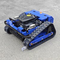 Customized 500mm Cutting Width Rc Lawn Mower Climb Slope Crawler Lawn Mower Garden Grass Cutter Remote Lawn Mower