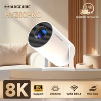 Magcubic Projector 8K HD Android14 HY300 Pro Wifi6 290ANSI Allwinner H726 BT5.4 1080P 1280*720P Cinema Outdoor portable Projetor