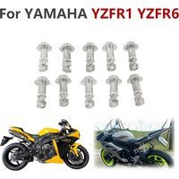 Fit For Yamaha YZF R1 R6 2004-2014 Fairings Quick Release Fastener Turn Rivet Universal