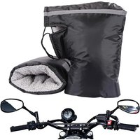 AliExpress Motorcycle Handlebar Mittens for Winter Windproof Warm Motorcycle Hand bar Cover Battery Bike Windshield Gloves Handlebar Muffs