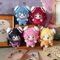 Tomoe Mami Kaname Madoka Homura Akemi Miki Sayaka Sakura Kyoko Fat Anime Mascot Costume Plush 10cm Dolls for Cosplay Events