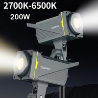 Sun Lamp Portable LED Photography Fill Light 200W Studio Video Light 95+ 2700K-6500K 220V Dimmable Bowens Mount Continuous Light