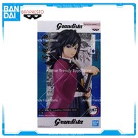 BANDAI BANPRESTO In Stock Original Model Decoration Kimetsu No Yaiba Tomioka Giyuu Grandista Anime Gifts Toys WY