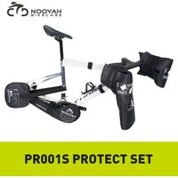 NOOYAH Bike Bag Bicycle Transport Protect Set Bike Frame Protect Cover Kit Bike Accessories Crankset Pad Chainring Support Pad image 4