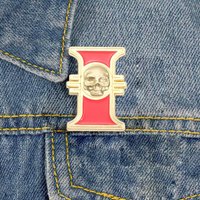 Inquisitor Metal Pin Game Warhammer 40k Cartoon Brooch Horror Skull Anime Badge Backpack Pin Wholesale
