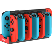 Charging Dock SW129 For Switch 1 Joy-cons,Charges up 6 Controller with LED Indication&1 USB 2.0,Charger Dock Station for Switch