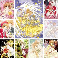 Diamond Painting Kit 5D DIY Cardcaptor Sakura Diamond Embroidery Cross Stitch Handmade Art Gift Crafts Home Decor Gift