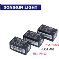 HLK-PM01 HLK-PM03 HLK-PM12 AC-DC 220V to 5V/3.3V/12V Mini Power Supply Module Intelligent Household Switch HLK-5M05 5M12 5M03