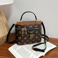 Vintage Elegant Diaper Bag: Luxury Crossbody Handbag For Women With Designer Letter Logo And Large Capacity Tote Function