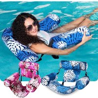 Adult Inflatable Floating Lounge Chair, Foldable Floating Bed Easy To Carry, Suitable for Water Leisure and Entertainment Summer