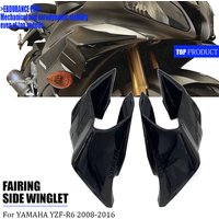 Motorcycle Parts For Yamaha YZFR6 R6 2008 2009 2010-2016 3M Paste Aerodynamic Winglet Fixed Wind Wing Side Wing Side Fairing