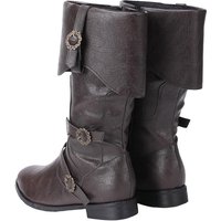 Bottes médiévales rétro pour hommes et femmes, bottes de Pirate Viking nordique, longues bottes de Cosplay pour fête d'halloween