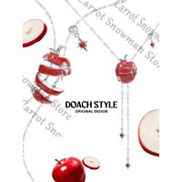 Liebe und Deepspace Caleb Apfel Abschnitt Halskette Anime Ornament Schlüsselbein Kette Zubehör Cosplay Cartoon Geschenk