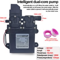 Electric Sprayer Pump 12v Self-priming High Pressure Car Wash Diaphragm Pump Booster Pump Small Drone Sprayer Accessories