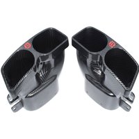 For BRABUS Watermark Aluminium Alloy Tailpipe for Mercedes Benz C E S-Class W205W212W213W222 Exhaust Pipe Modification