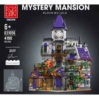 4190PCS 031056 Creative Building Block City Street View Mystery Construction Model Haunted House Bricks Children's Toys Gift Set