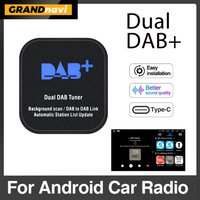 Dual DAB + Modul DAB Box Digitale Signal DAB + Empfänger Antenne Typ-C Für Europäische Digitale Broadcast für Android Auto Radio