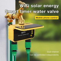 1/2/4 Outlets Automatic Irrigation System Solar Irrigation Timer Smart Automatic Irrigation System for Garden Outdoor Tap Valve