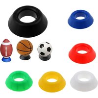 1PC Color Plastic Ball Stand Display Holder Rack Basketball Football Soccer Rugby Ball Storage Support Base