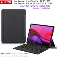 Touchpad Keyboard For Lenovo Yoga Tab Plus 12.7'' 2025 TB520FU Case for Lenovo Yoga Pad Pro 12.7 Tablet Backlit Keyboard Cover