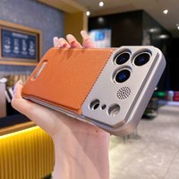 Luxury Leather Aromatherapy Borderless Case For iPhone 17 Air 16 15 14 13 12 Mini 11 17 Pro Max Plus For Magesafe Magnetic Cover