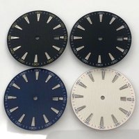 33.5mm Sterile Dial Luminous Fit ETA2836/2824 Miyota8215 NH35/NH36 Movement Automatic Mechanical Black Blue White