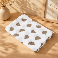 Gauze Baby Swaddle Blanket, Contains Bamboo Fiber, Muslim Style, Soft Swaddle Towel and Bath Towel, Suitable for Male and Female Babies, Ultra-Soft Swaddle Blanket, Infant Gauze Blanket, Suitable for