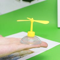 Pet Helmet Suction Cup Bamboo Dragonfly Cat Dog Cap Hat Funny Helicopter Propeller Mascotas Accessories Kid Motorcycle Headdress