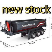 Spot 1/18 Huina 1509 Rc Semi Dump Trailer Electric Lifting For Rc Tractor Truck 1501 Tail Light Support Leg No Sound System Mode