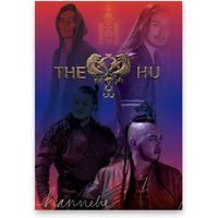 The H-Hu Band Painting Calligraphy Modern Canvas Poster for Home Decor Living Room Dormitory Wall Art