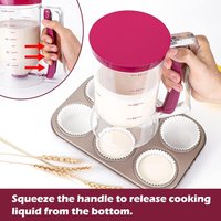 Pancake Batter Dispenser Batter Separator Bakeware Kitchen Tool for Pancakes Cupcake Waffle Muffin Mix Crepe Cake Baking Supplie